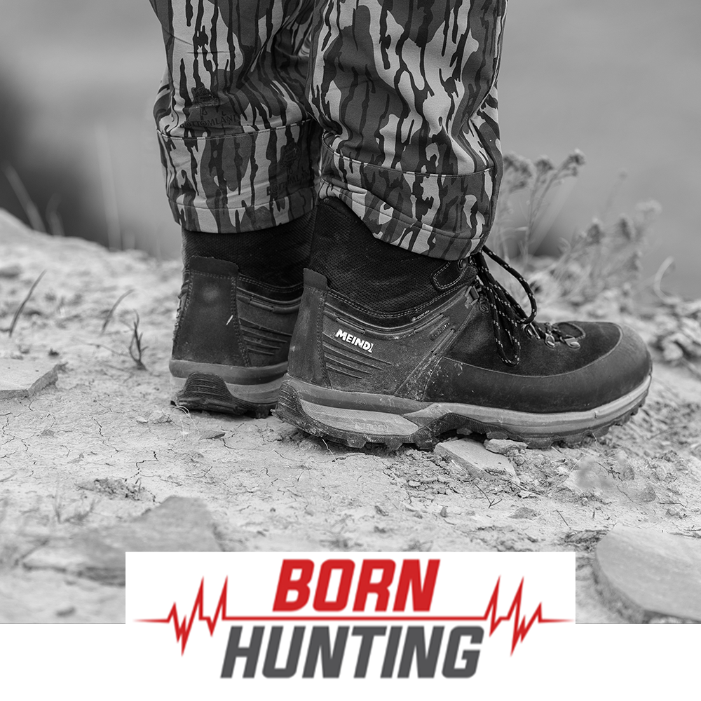 Meindl Air Revolution Alpine 1.5 Light Hiker – As Featured in Born Hunting – Gore-Tex Waterproof Hiking Boot Worn by Hunter in Camouflage on Cracked Rocky Desert Terrain