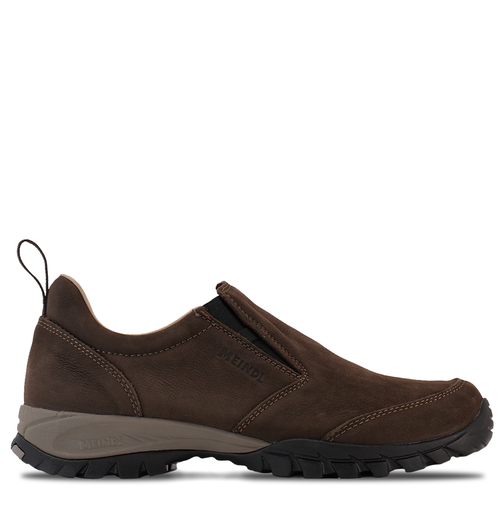 Meindl Comfort Fit Camp Moc Slip On - Slip On Leather Moc Shoe - Outside Lateral View
