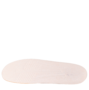 Meindl MFS Vakuum Air Active Insole – Bottom View Showing White Textured Memory Foam Base Layer on White Background